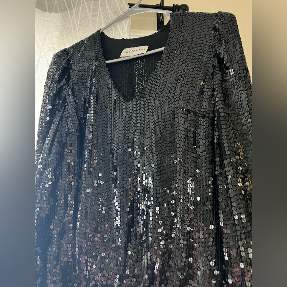 St.Martins sequin dress.